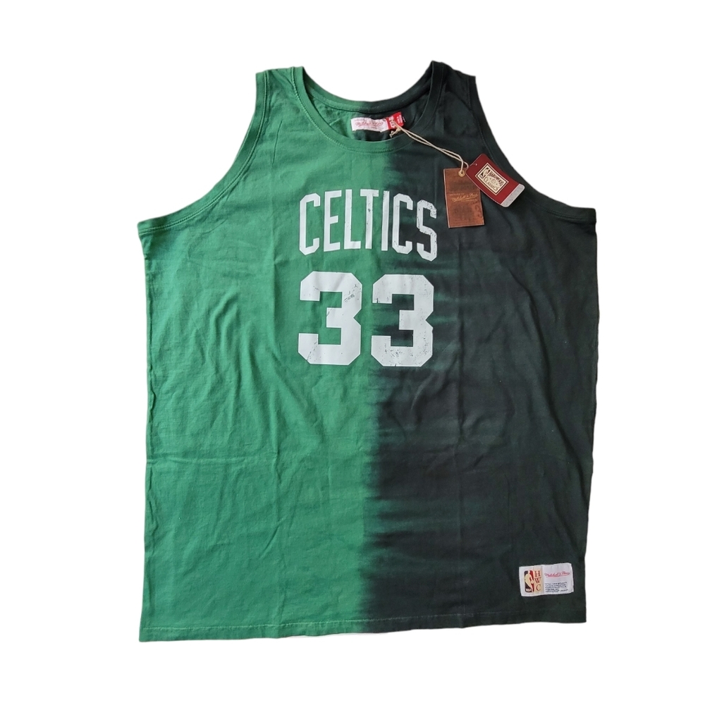 Mitchell & Ness Boston Celtics Larry BIRD NBA Tie-Dye Jersey  HWC Men's Sz 4XLB